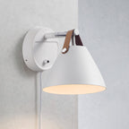 Nordlux Strap 15 Wall Light - Metal-White