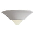 Remy Paintable Fan Ceramic Wall Light