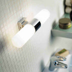 Nordlux Tangens Bathroom Double Wall Light - Chrome - Bathroom 