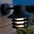 Nordlux Vejers Down Wall Lantern - Black