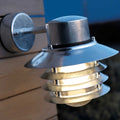 Nordlux Vejers Down Outdoor Wall Light - Galvanised Steel - Outdoor Lighting 